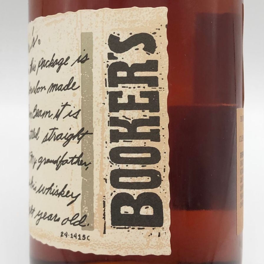 ブッカーズ 750ml 63.35% 年式不明 Booker&#39;s  バーボン【Y1】 ブッカーズ 750ml 63.35% 年式不明 Booker's バーボン【Y1