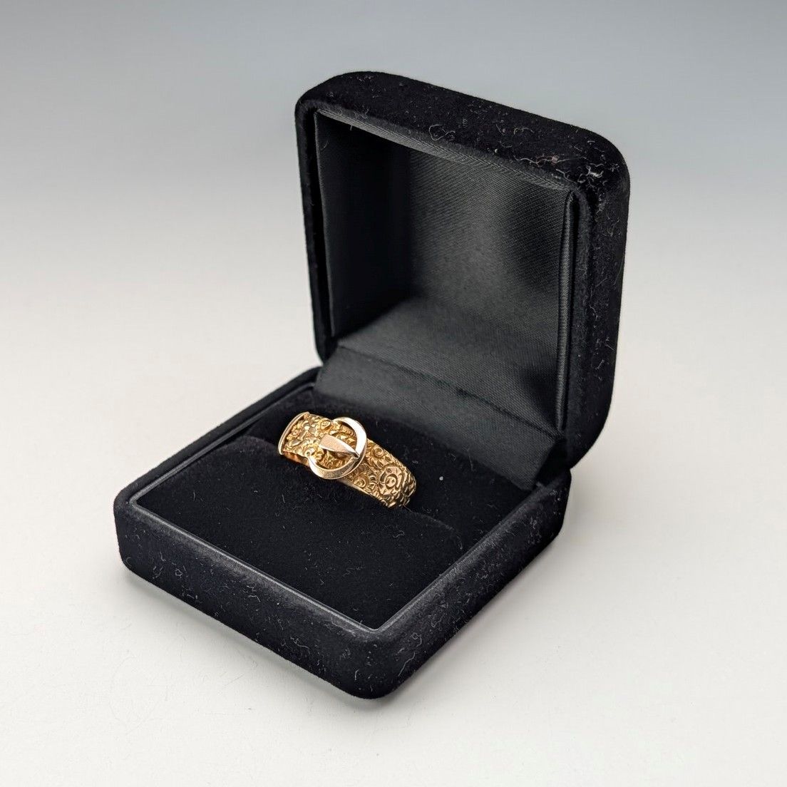 1890年 英国アンティーク K18ゴールド ベルトデザインリング 4.5g​ 20号 ​ 指輪 IMPECCABLEHEALTHCARESERVICES_COM