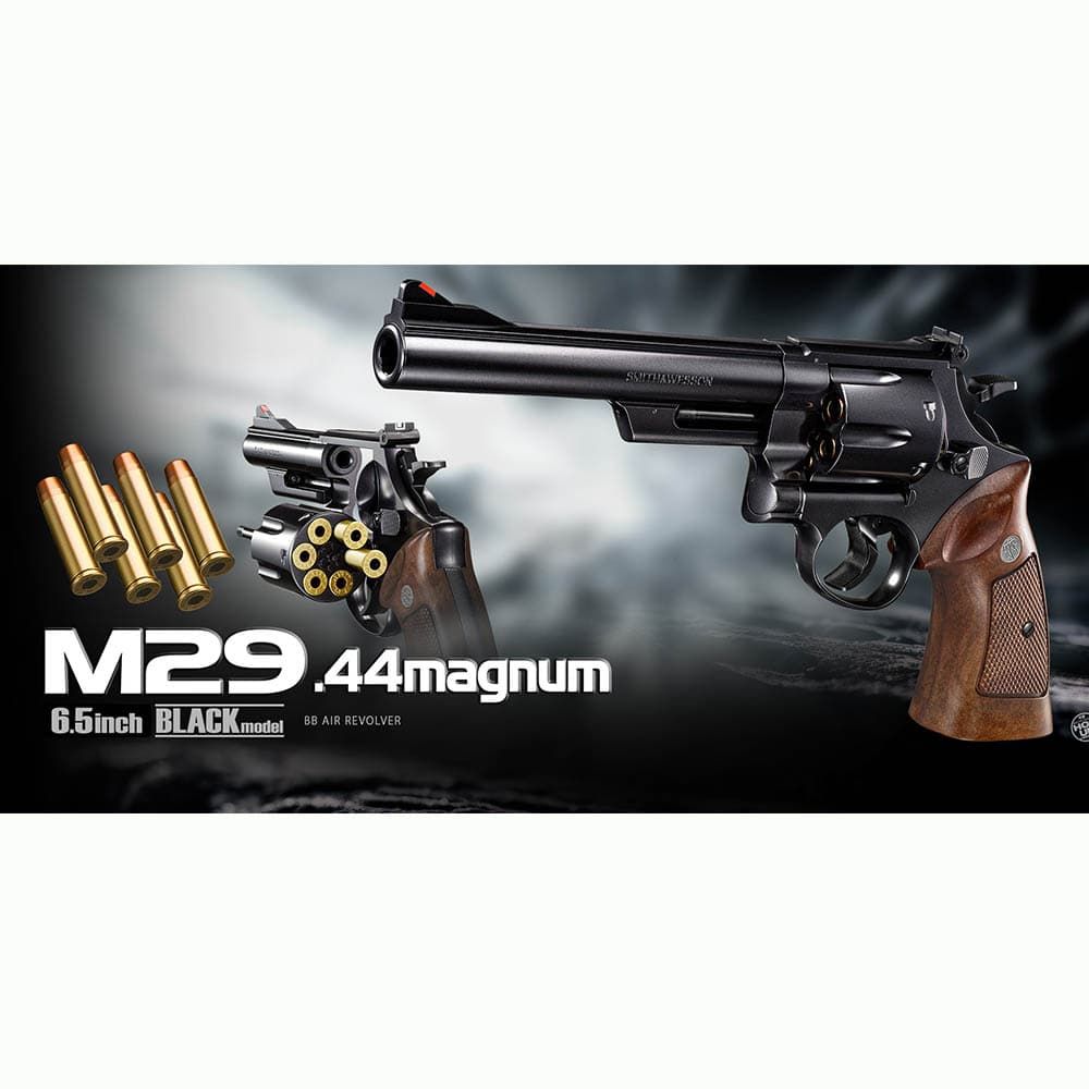 スペアカート付 東京マルイ M29 .44マグナム 6.5インチ ブラック 東京マルイ、「M29 .44マグナム 6.5インチ ブラックモデル」8月6
