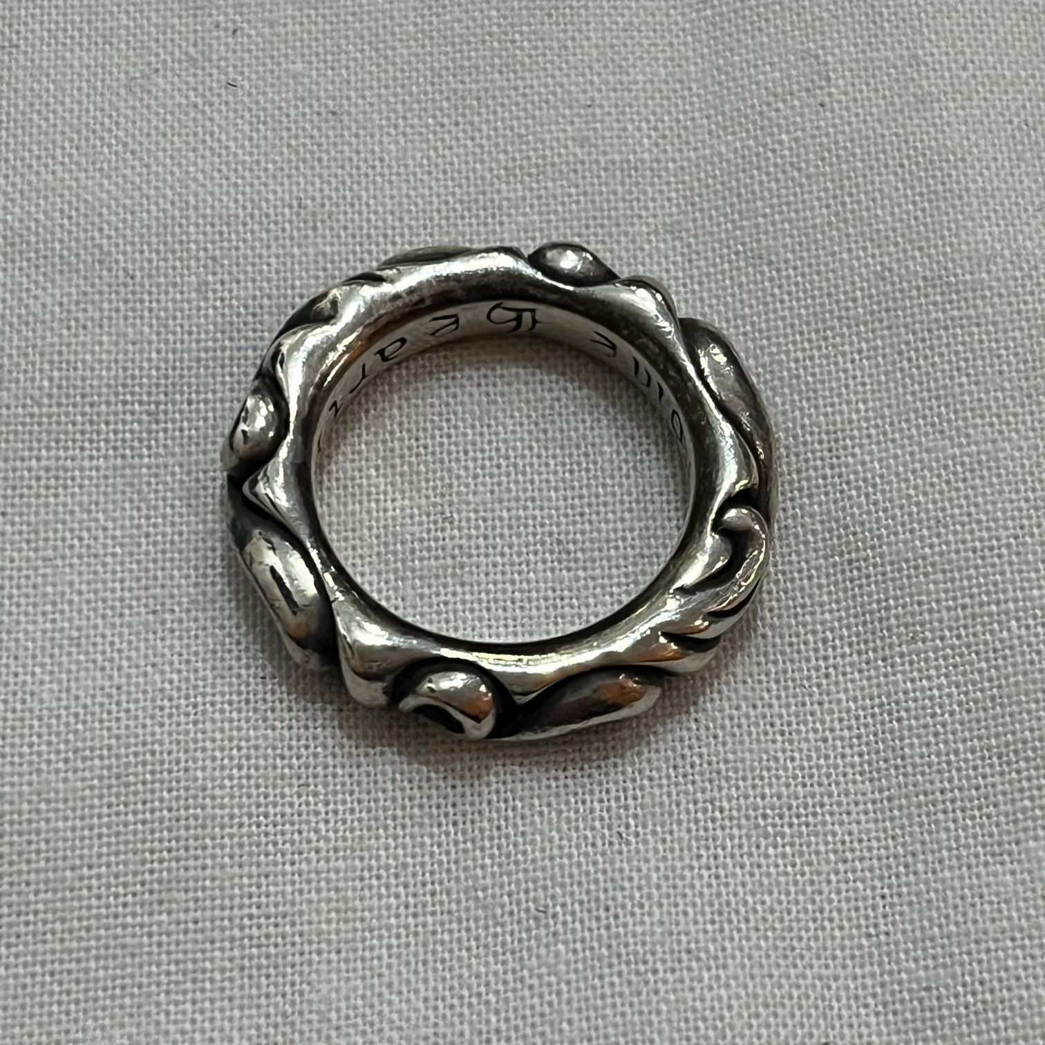CHROME HEARTS SCRL BAND スクロールバンドリング 指輪 クロムハーツ