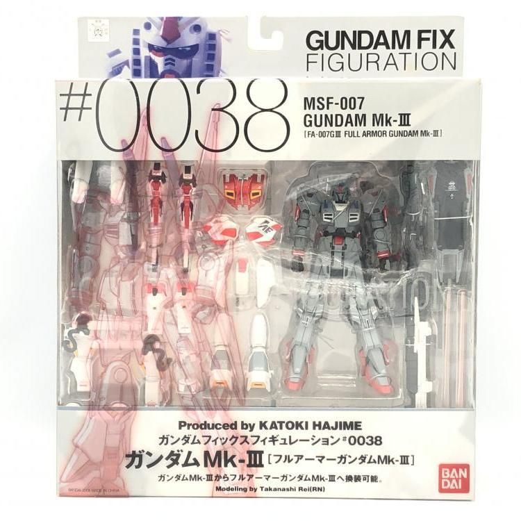 BANDAI - 【中古】未開封)GUNDAM FIX FIGURATION ＃0038 ガンダムMk-III(フルアーマーガンダムMk-III)[69][240069181774] 中古】未開封)GUNDAM FIX FIGURATION ＃0038 ガンダムMk-III