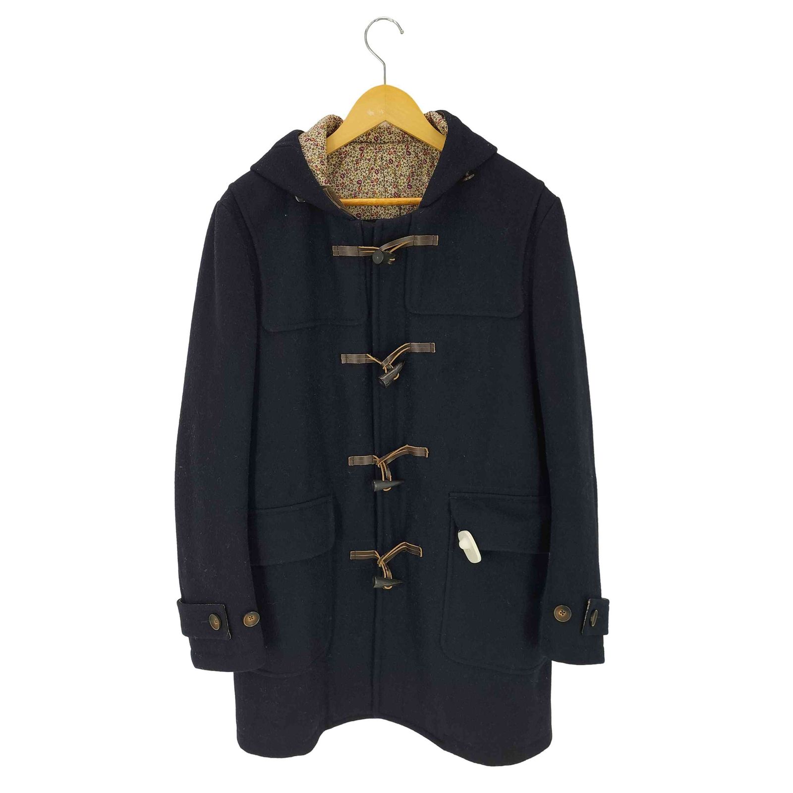 フレッドペリー FRED PERRY THERMORE ダッフルコート 裏地花柄 メンズ JPN：L 