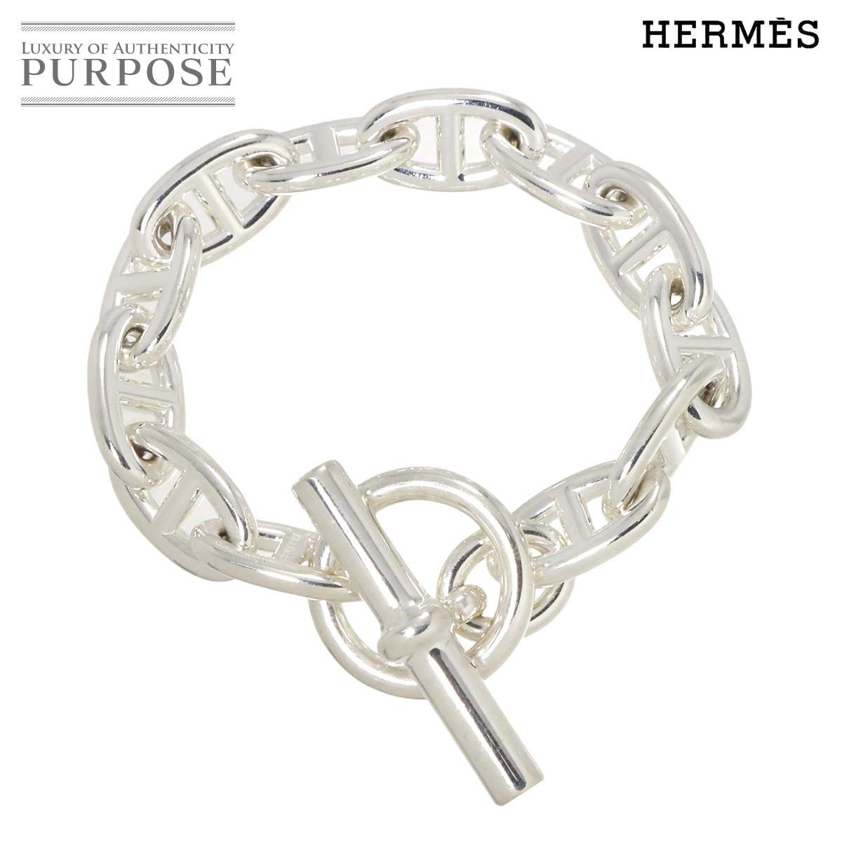 【入手困難】■HERMESシェーヌダンクルGMブレスレット HERMES(エルメス)の入手困難なシルバージュエリー