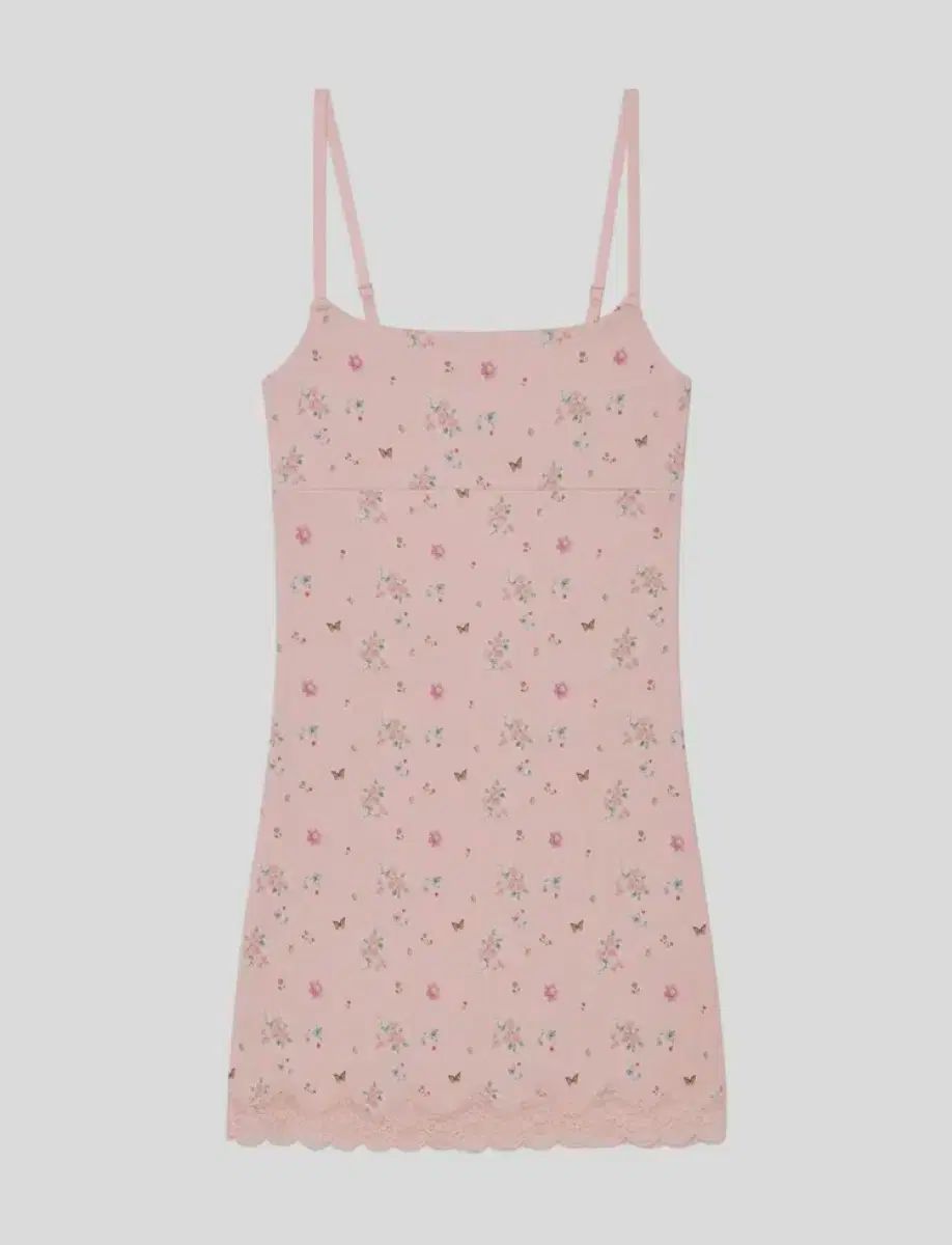 ★2025SS新作★glowny★HEART LACE CAMI DRESS GLOWNY(グロウニー) HEART LACE CAMI DRESS ( PINK BOUQUET