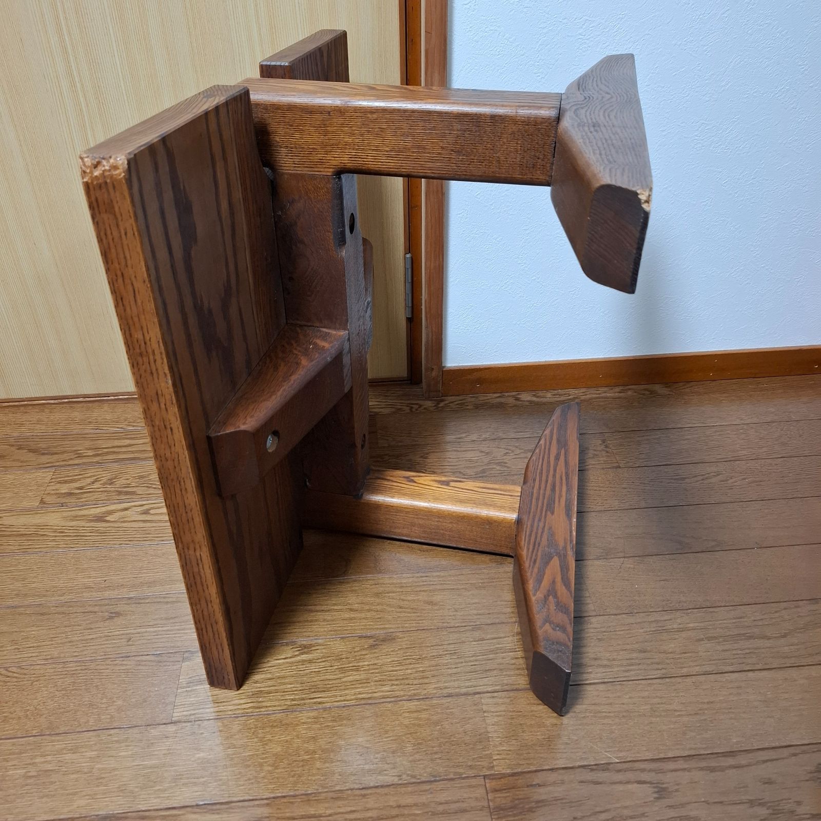 テーブル　木製　キャンプ　椅子にも使えます。
