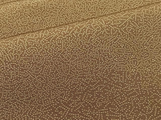 平和屋着物▽江戸小紋 単衣 鮫小紋柄 柳茶色 正絹 逸品 CAAP6373vf