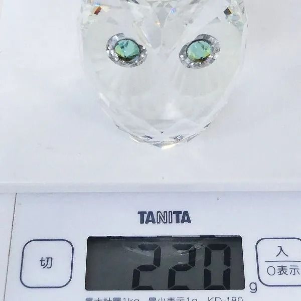 【旧ロゴ】スワロフスキー シルバークリスタル フクロウ 特大 16cm スワロフスキー『フクロウ』美品｜Yahoo!フリマ（旧PayPayフリマ）