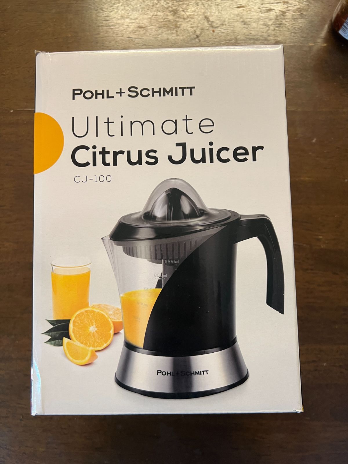 【新品未使用】Pohl+Schmitt Deco-Line 電動ジューサーマシン 新品Pohl+Schmitt デコライン 電動シトラスジューサー マシン
