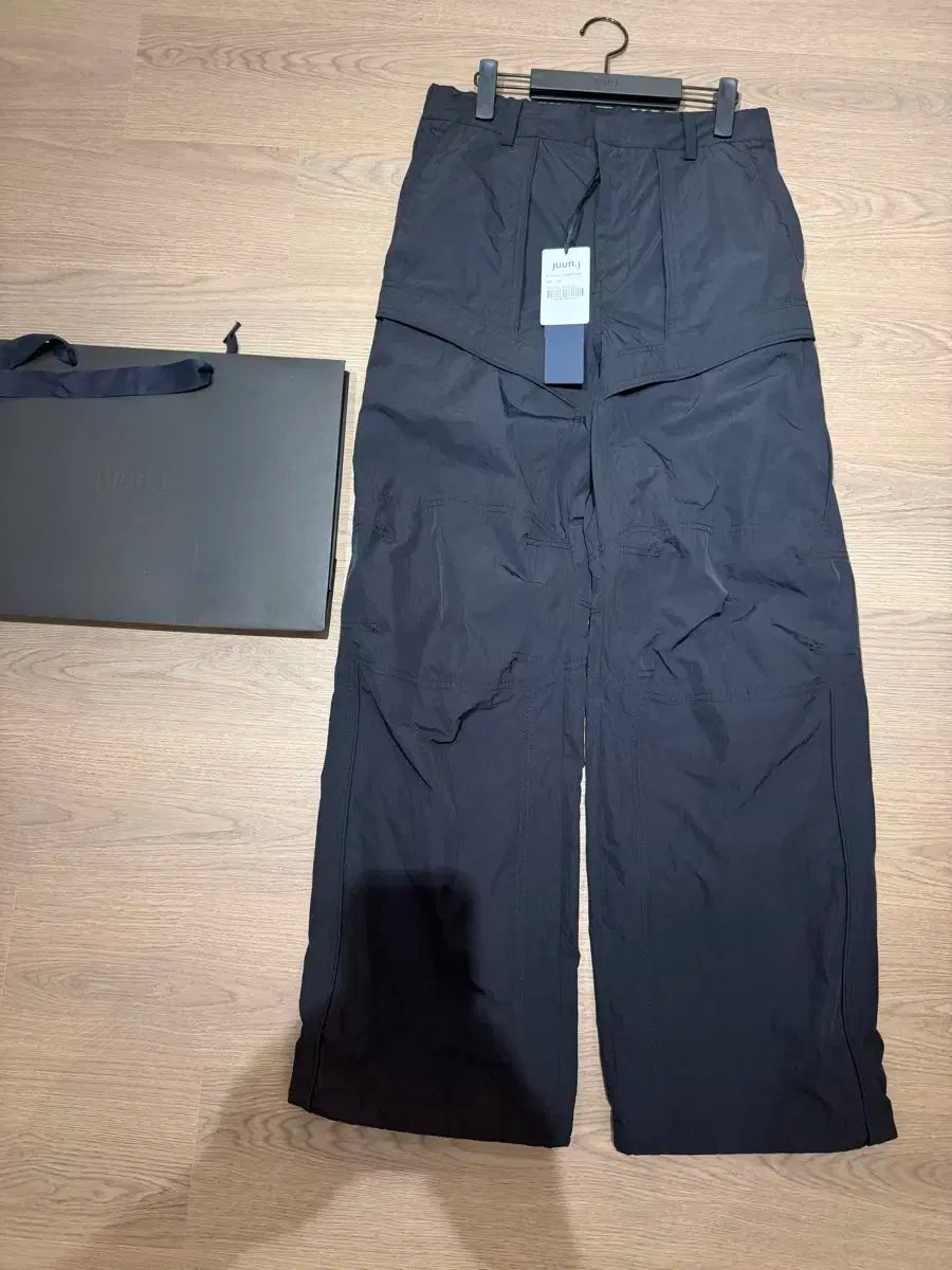 Juun.J ジュンジェイ ワイド ハーフ パンツ 44 ブラック ガウチョ スラックス 33440125■ Juun.J ジュンジェイ ワイド ハーフ パンツ 44 ブラック ガウチョ