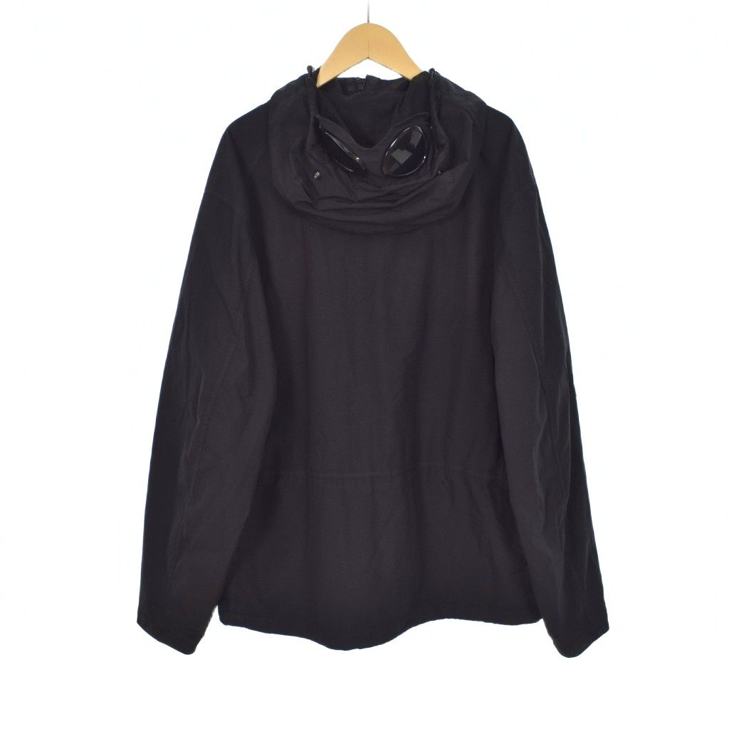 シーピーカンパニー C.P.COMPANY FLATT NYLON GOGGLE JACKET フラット ナイロン ゴーグル ジャケット マウンテンパーカー 黒 ブラック 18CMOW050A 005991G