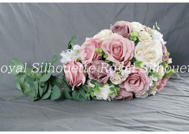 ブーケ ウェディング ブライダルブーケ 花嫁 ピンク ホワイト 白