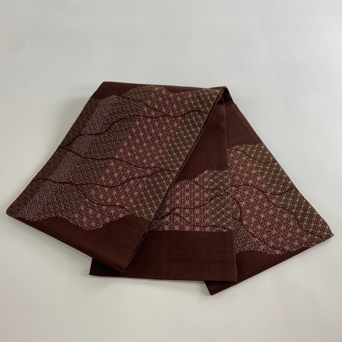 田中一村 大島紬美術館 洒落袋帯 正絹 お太鼓柄 Q1064 田中一村 大島紬美術館 洒落袋帯 正絹 お太鼓柄 Q1064 田中一村 大島紬