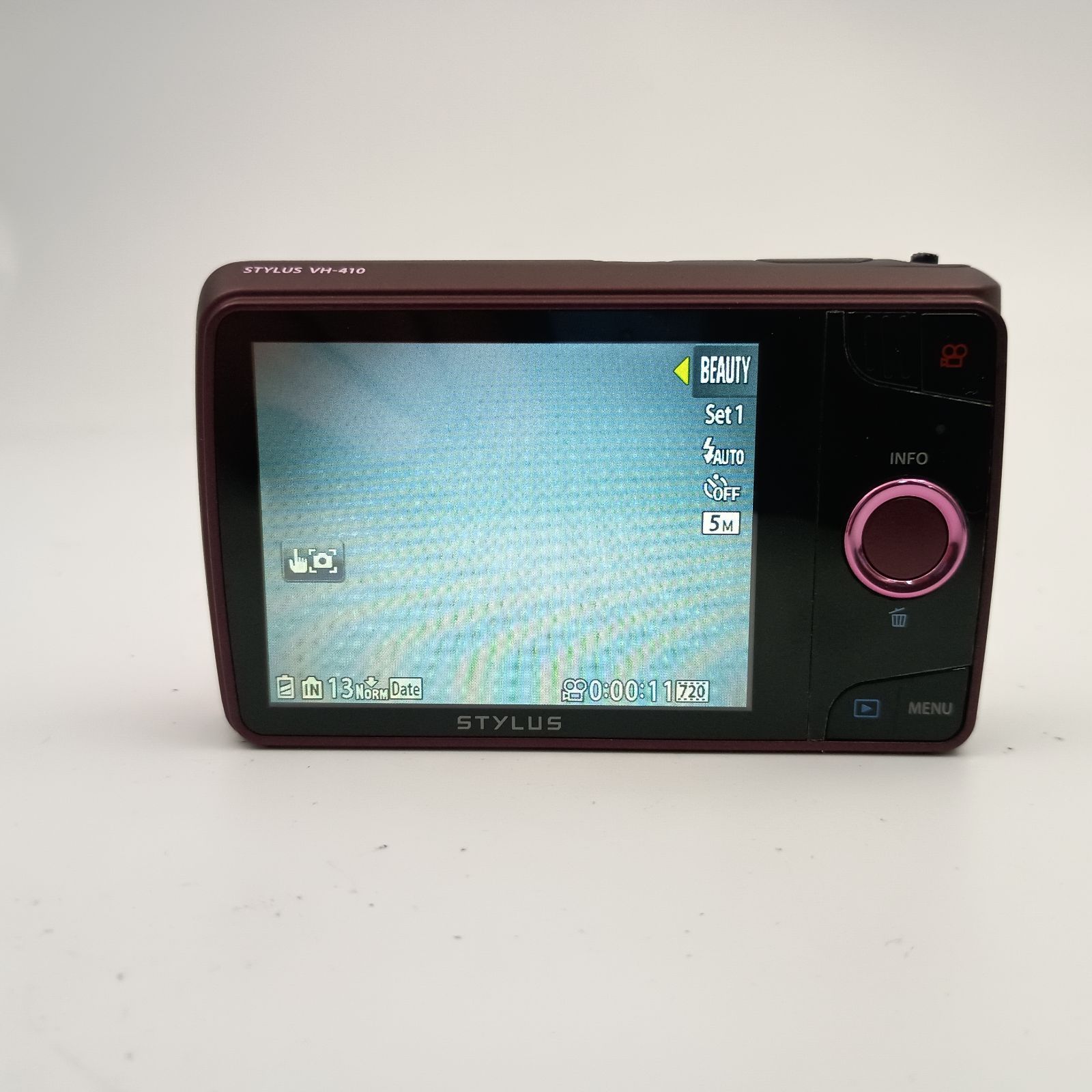 Olympus STYLUS VH-410 Compact Dijital Camera Pink オリンパス