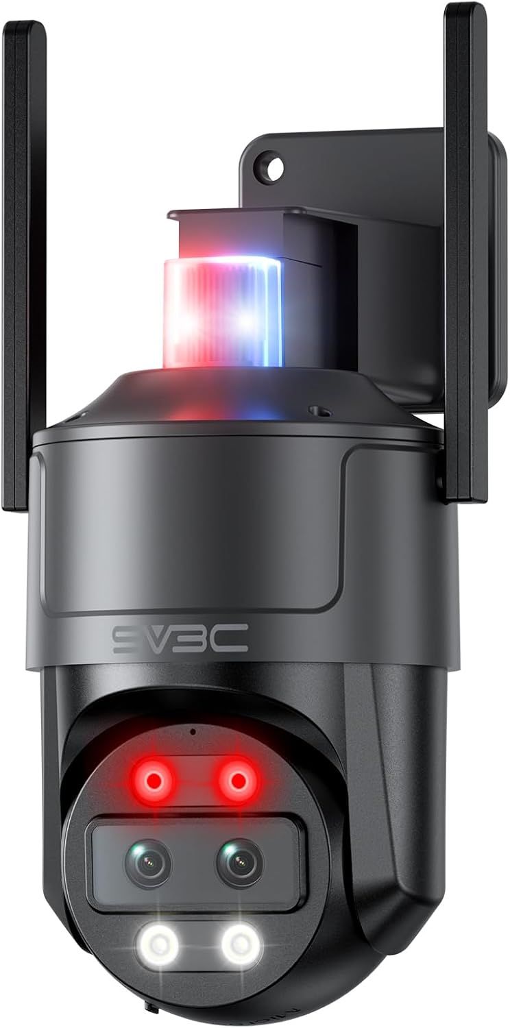 WiFi 防犯カメラ 監視カメラ 自動追尾 ブラック