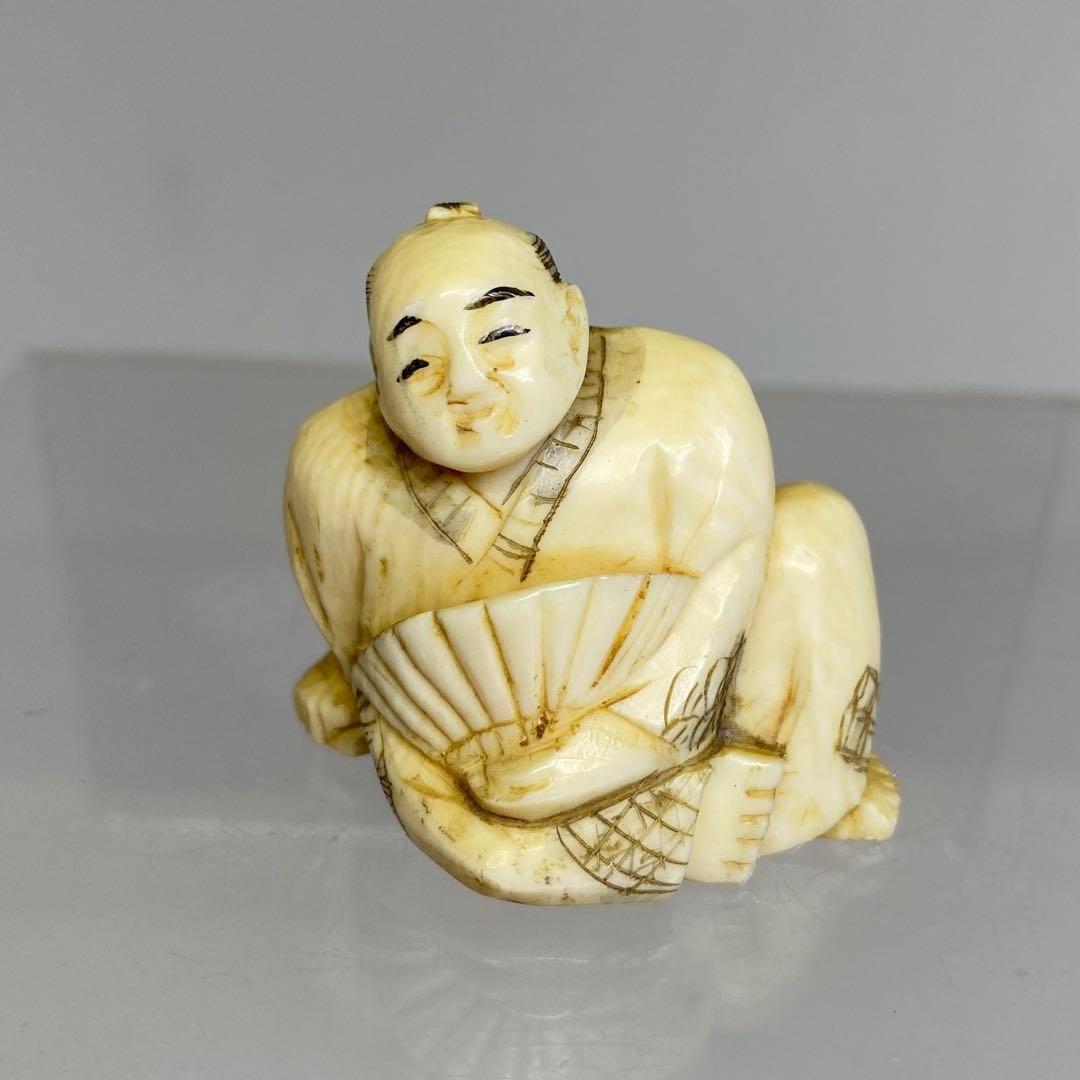 上 在銘 人物 根付 22g 東さ6-0920ア㉗