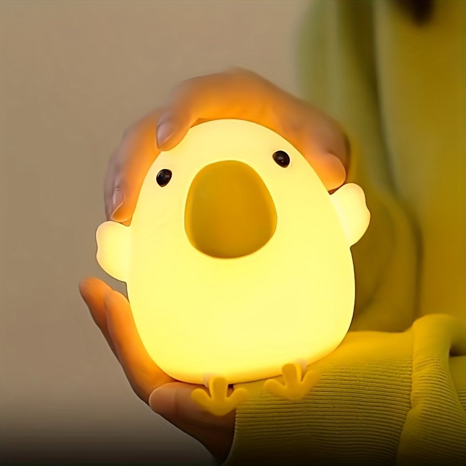 ナイトライト ベッドサイドランプ 卓上ライト オブジェ 置物 鳥 とり トリ 間接照明 インテリア 寝室 授乳ライト テーブルライト テーブルランプ オシャレ ギフト プレゼント 誕生日 贈り物 シリコン