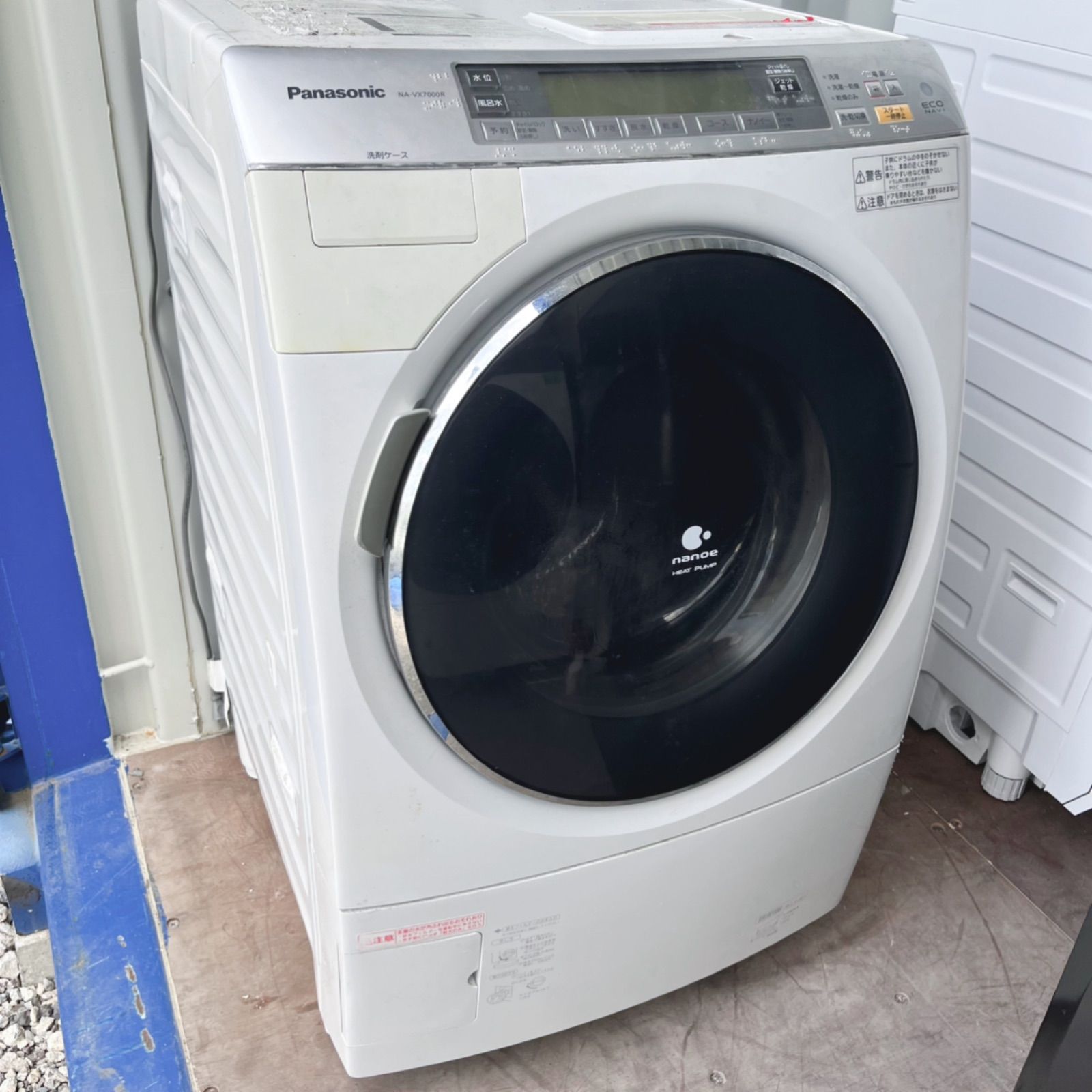 取付無料！完動品！格安早い者勝ち パナソニック熱乾燥搭載ドラム式洗濯