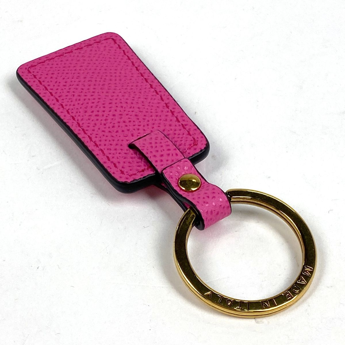 サルヴァトーレフェラガモ Salvatore Ferragamo ガンチーニ キーホルダー キーリング キーホルダー レザー GP ピンク ゴールド レディース
