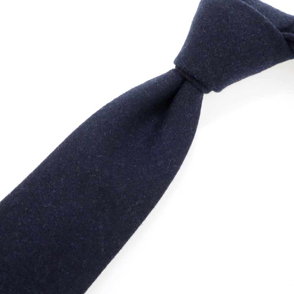 BRUNELLO CUCINELLI ネクタイ ネイビー 中古】ブルネロクチネリ Brunello Cucinelli ウールシルク