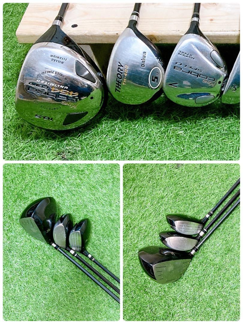 3.コブラ　初心者オススメ　ゴルフクラブ　メンズセット　キャディバッグスタンド式 3.コブラ 初心者オススメ ゴルフクラブ メンズセット キャディ