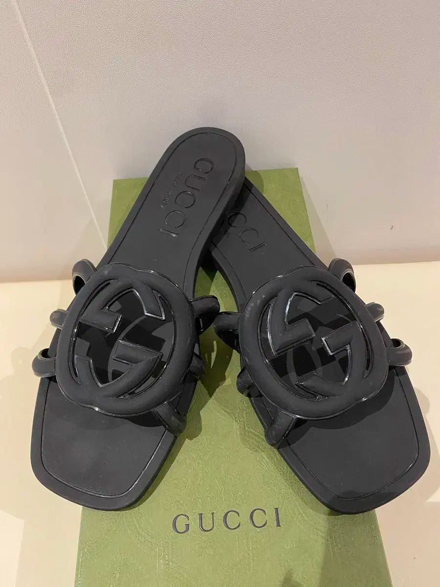 GUCCI グッチ 連動 G スライド サンダル スリッパ 36 サイズ