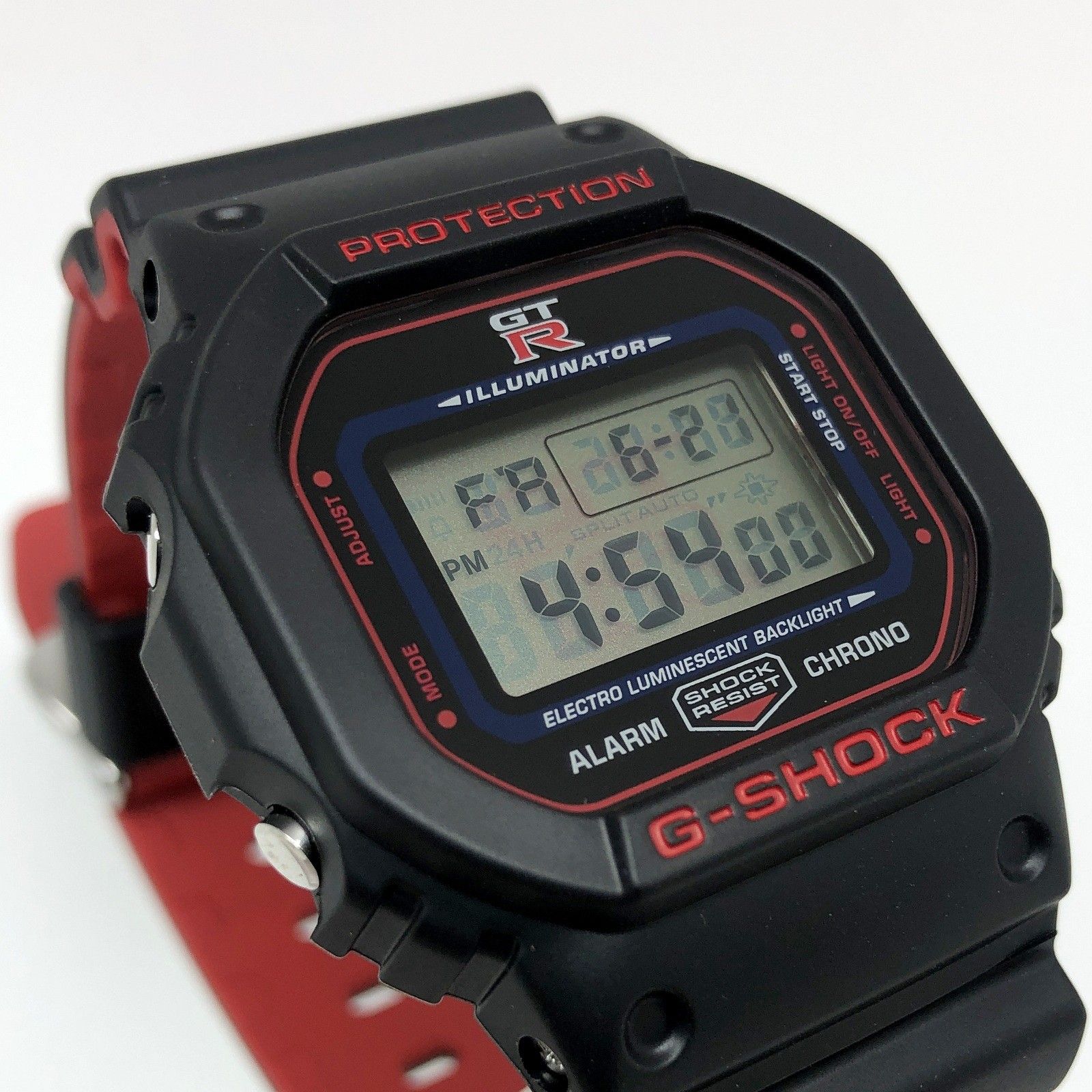 か行 G-SHOCK ジーショック CASIO カシオ 腕時計 DW-5600 NISSAN GT-R 日産 ブラック×レッド 2022年4月発売 限定モデル