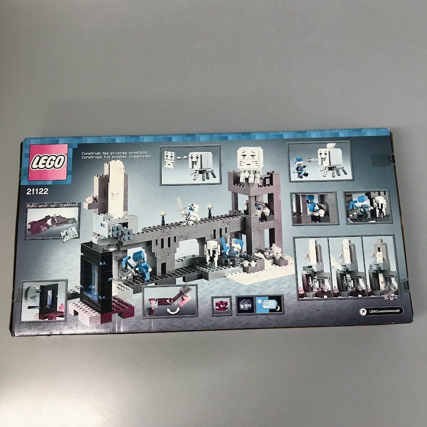 正規品 未開封 LEGO レゴ マインクラフト 21122 ネザー砦 廃盤品 難有り DB-104-T MINECRAFT マイクラ ミニフィグ スティーブ アレックス ゾンビピッグマン ブレイズ ガスト 463
