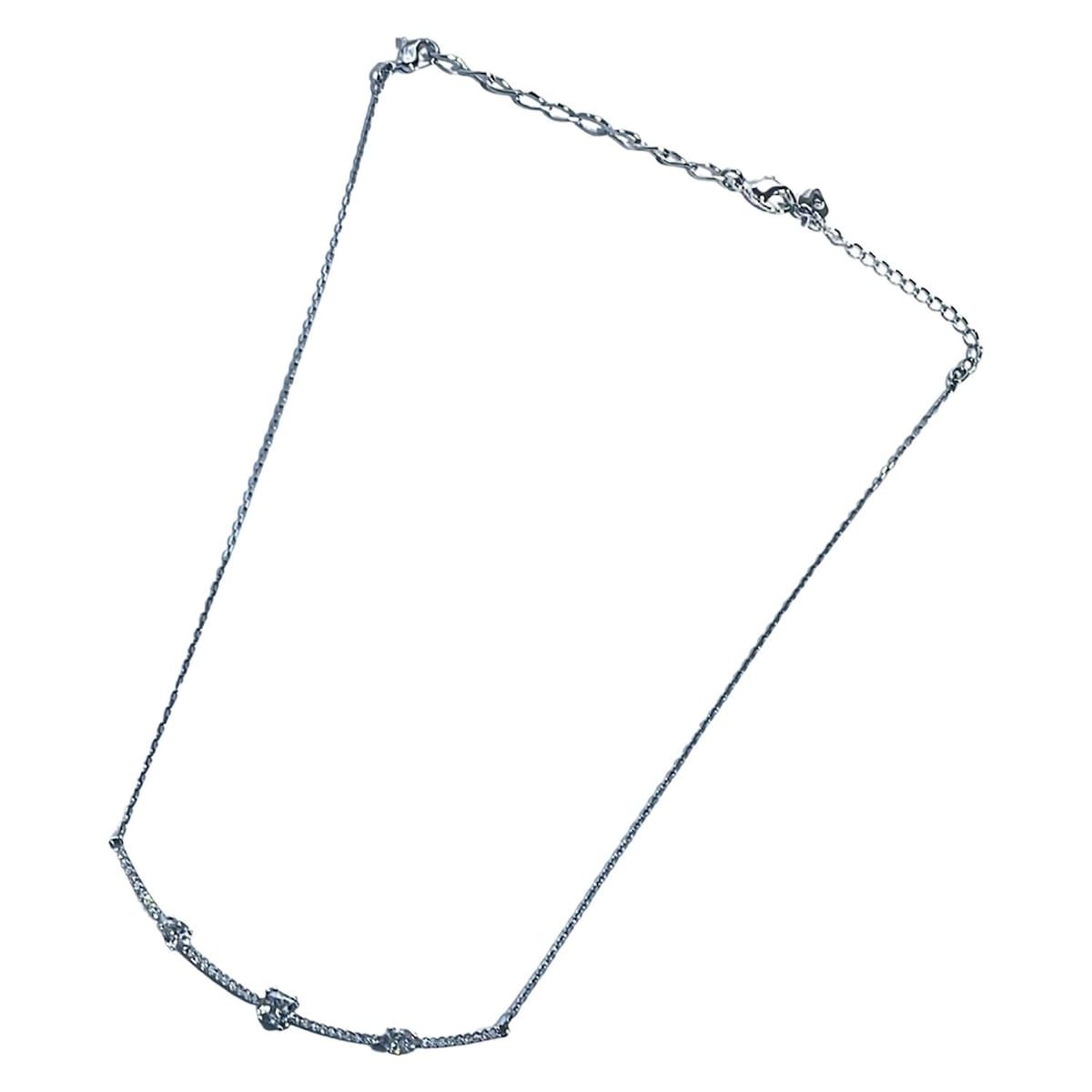 SWAROVSKI スワロフスキー ネックレス - シルバー×クリア