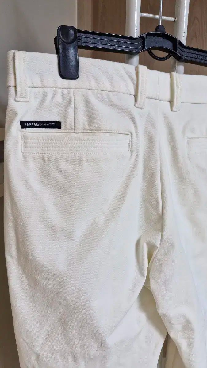 ファントムゴルフメンズホワイト裏起毛ストレッチパンツ サイズ