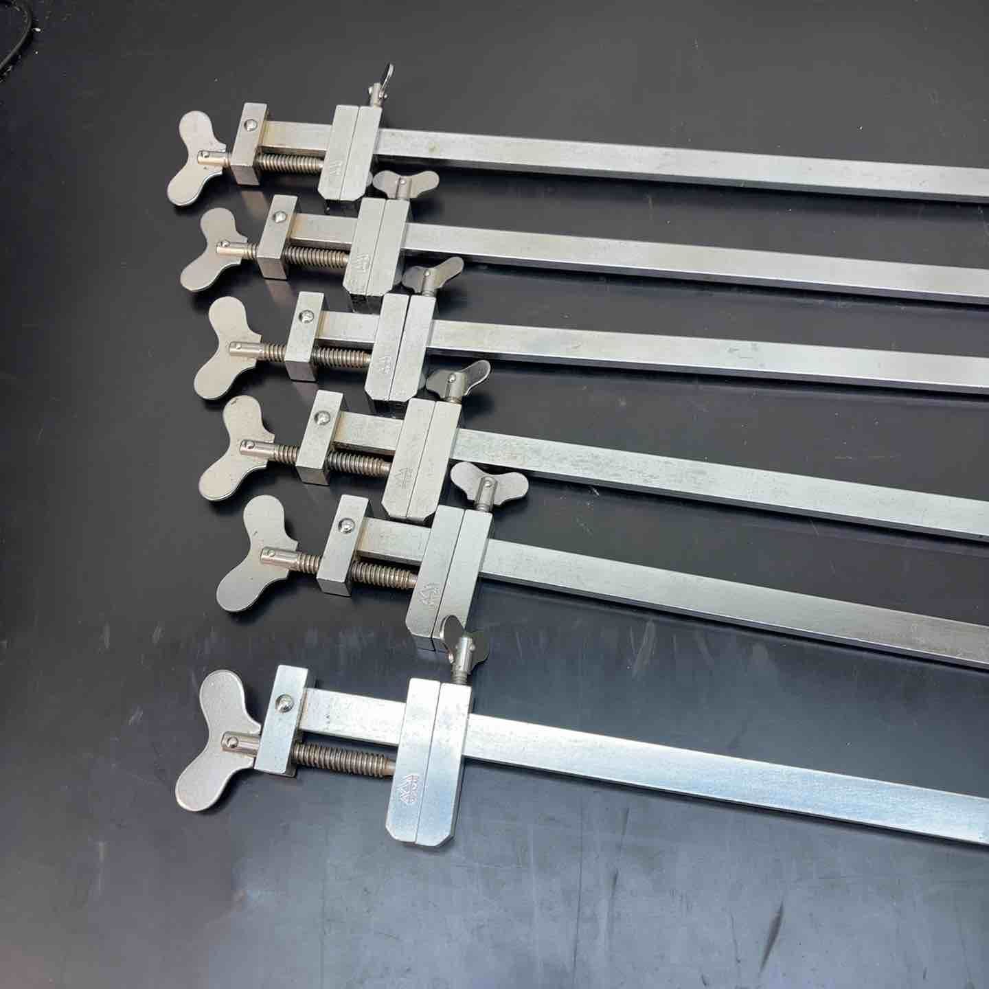 山崎製作所 YAMAZAKI ハタガネ はた金 全長約700mm 6本セット 岩槻店