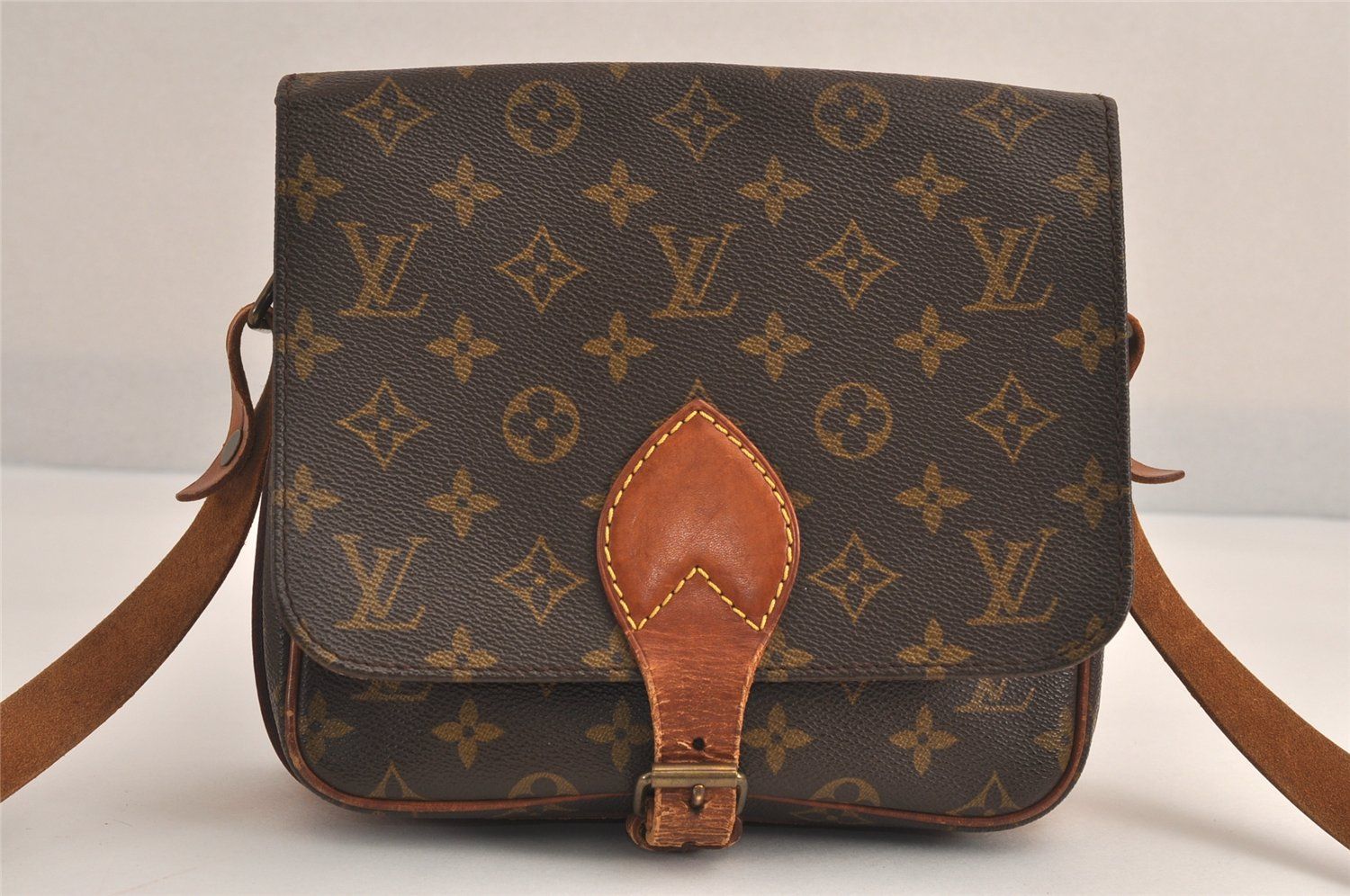 ルイヴィトン LOUIS VUITTON ショルダーバッグ モノグラム カルトシエールMM M51253 ブラウン ルイヴィトン ショルダーバッグ モノグラム カルトシエールMM M51253