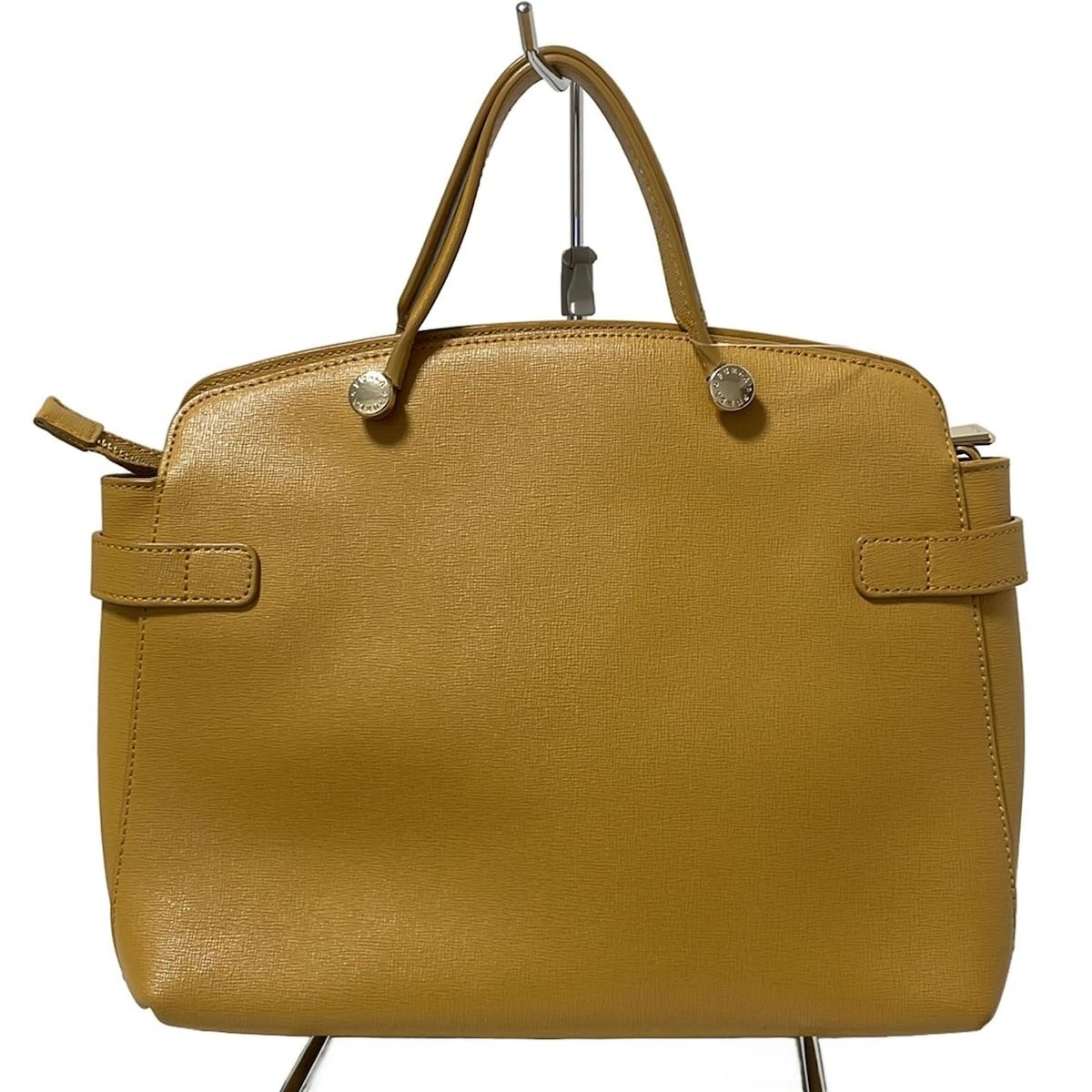 FURLA イエロー レザー ハンドバッグ FURLA フルラ バッグ レディース ショルダーバッグ 2way 斜