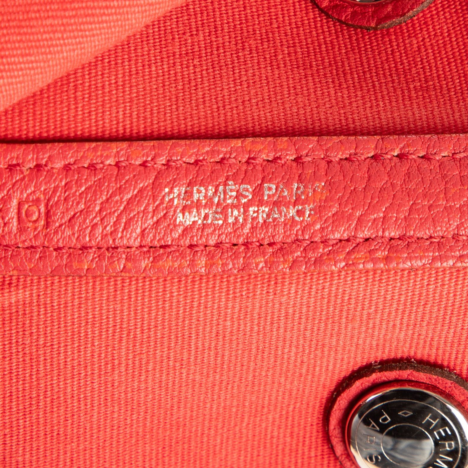 HERMES エルメスガーデンパーティーピンクキャンバスA