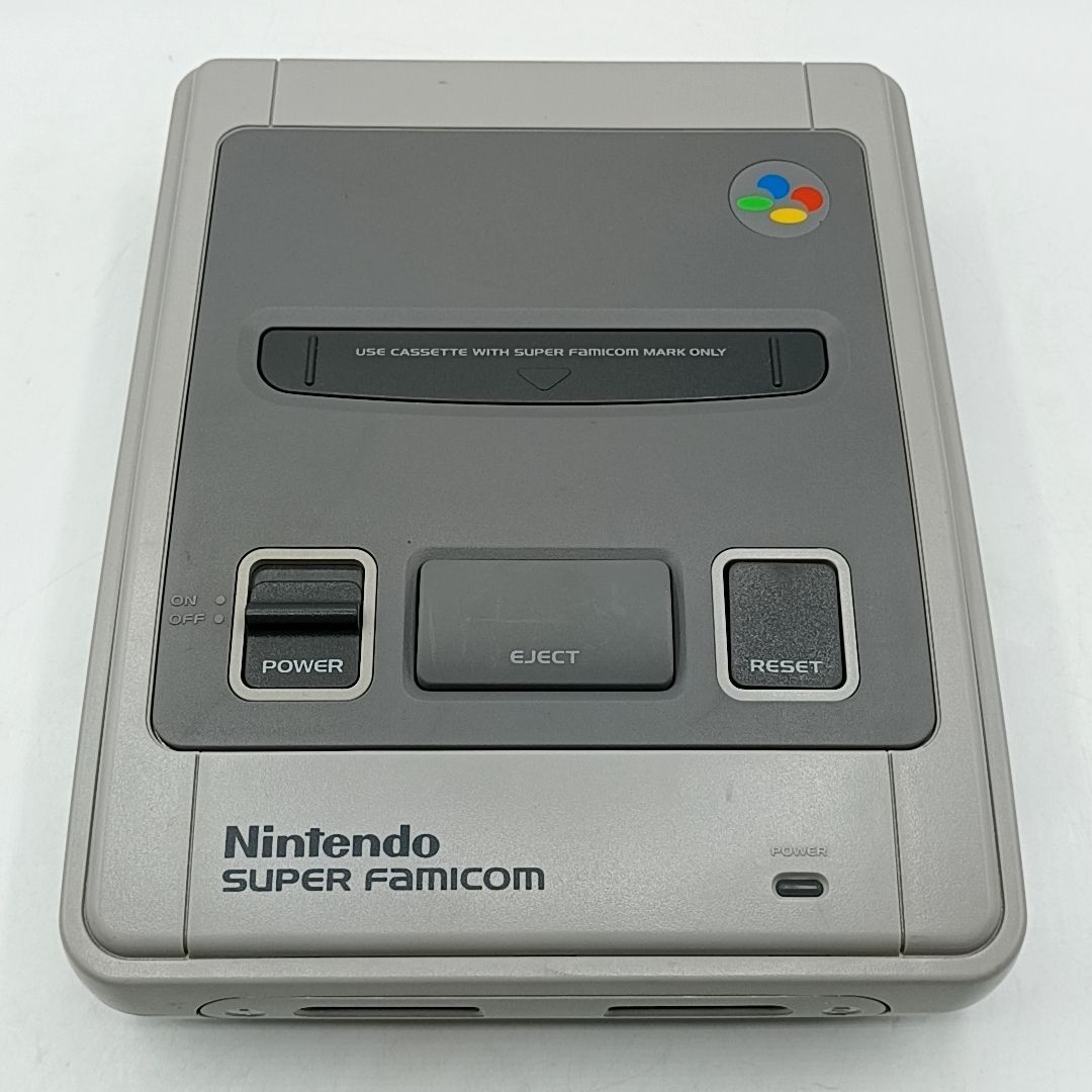 箱 説付き 動作品 任天堂 スーパーファミコン 本体一式セット 外箱 取扱説明書付属 シリアル一致