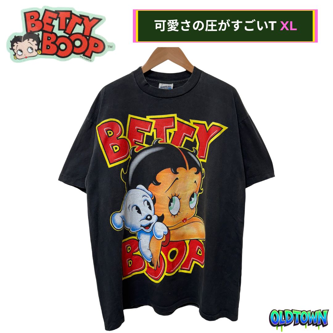90s　USA製　ベティ・ブープ　ベティちゃん　両面　シングルステッチ　XL 90s USA製 ベティ・ブープ ベティちゃん 両面 シングルステッチ