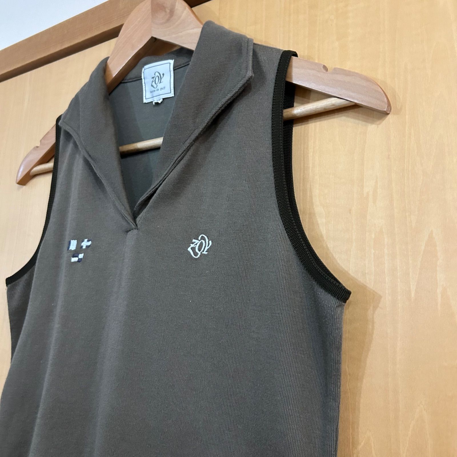 ZOY ゾーイ ノースリーブ シャツ レディース ゴルフウェア M