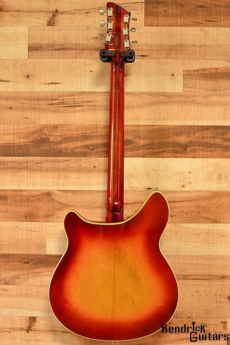サンバースト 12弦セミホローエレキギター - 360スタイル - 21