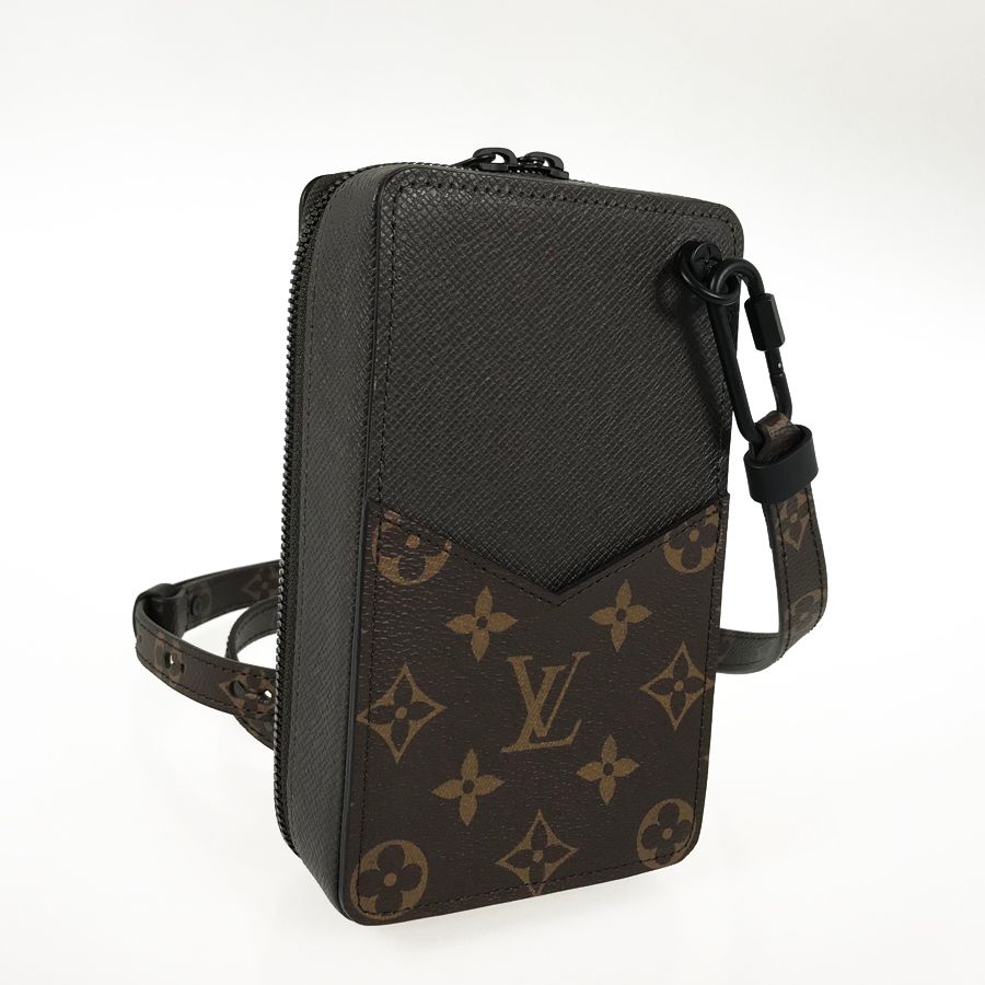 ルイ・ヴィトン LOUIS VUITTON タイガ モノグラム フォンボックス