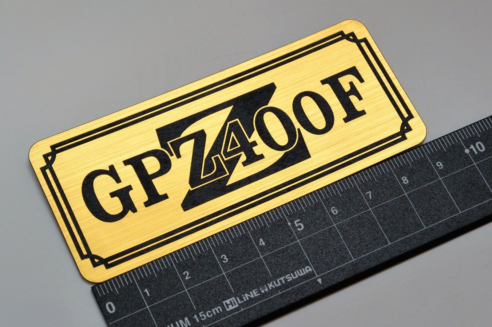 B-64-1 GPZ400F 金/黒 オリジナル ステッカー Z400FX KZ400J Z400GP GPZ400F Z2 MK2 XJ XJR  CBX400F サイドカバー カウル カスタム 外装 タンク スイングアーム 等に - メルカリ