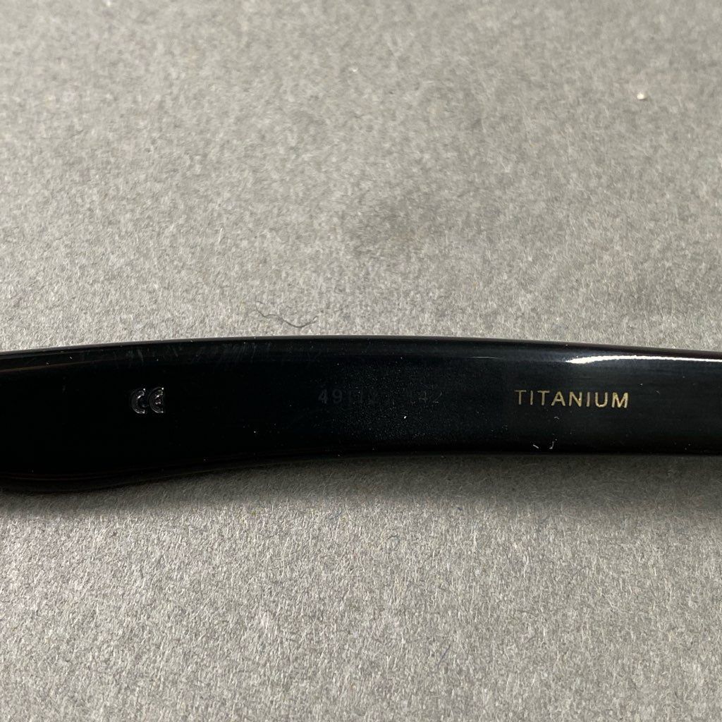 Kame ManNen-22 度入りメガネ 22f23 Kame ManNen カメマンネン 88 メガネ 眼鏡 アイウェア ブラック