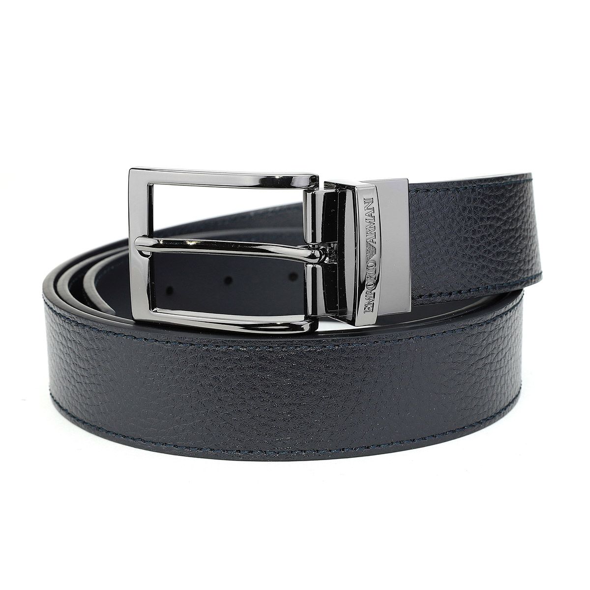 EMPORIO ARMANIベルト 新品未使用 新品 アルマーニ EMPORIO ARMANI ベルト ブルー/ブルー - メルカリ
