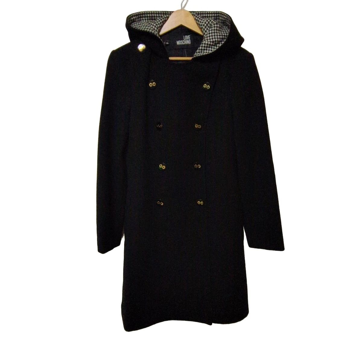 BOUTIQUE MOSCHINO モスキーノ ノーカラーコート リボン ハート BOUTIQUE MOSCHINO モスキーノ ノーカラーコート リボン ハート