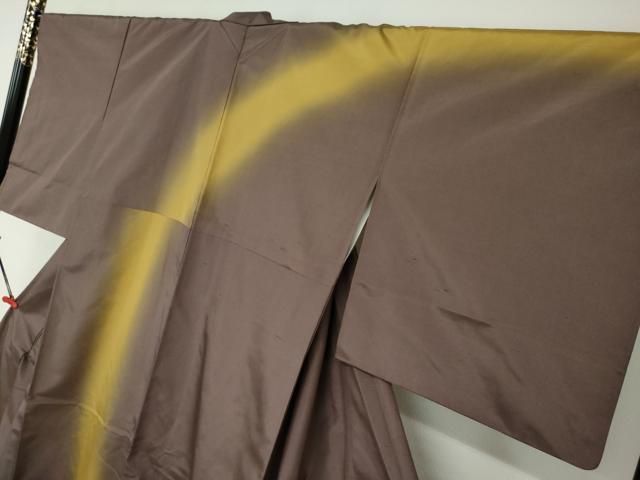 平和屋着物○中村玉緒 訪問着 紬地 心 銀彩 正絹 逸品 DAAW5561ud