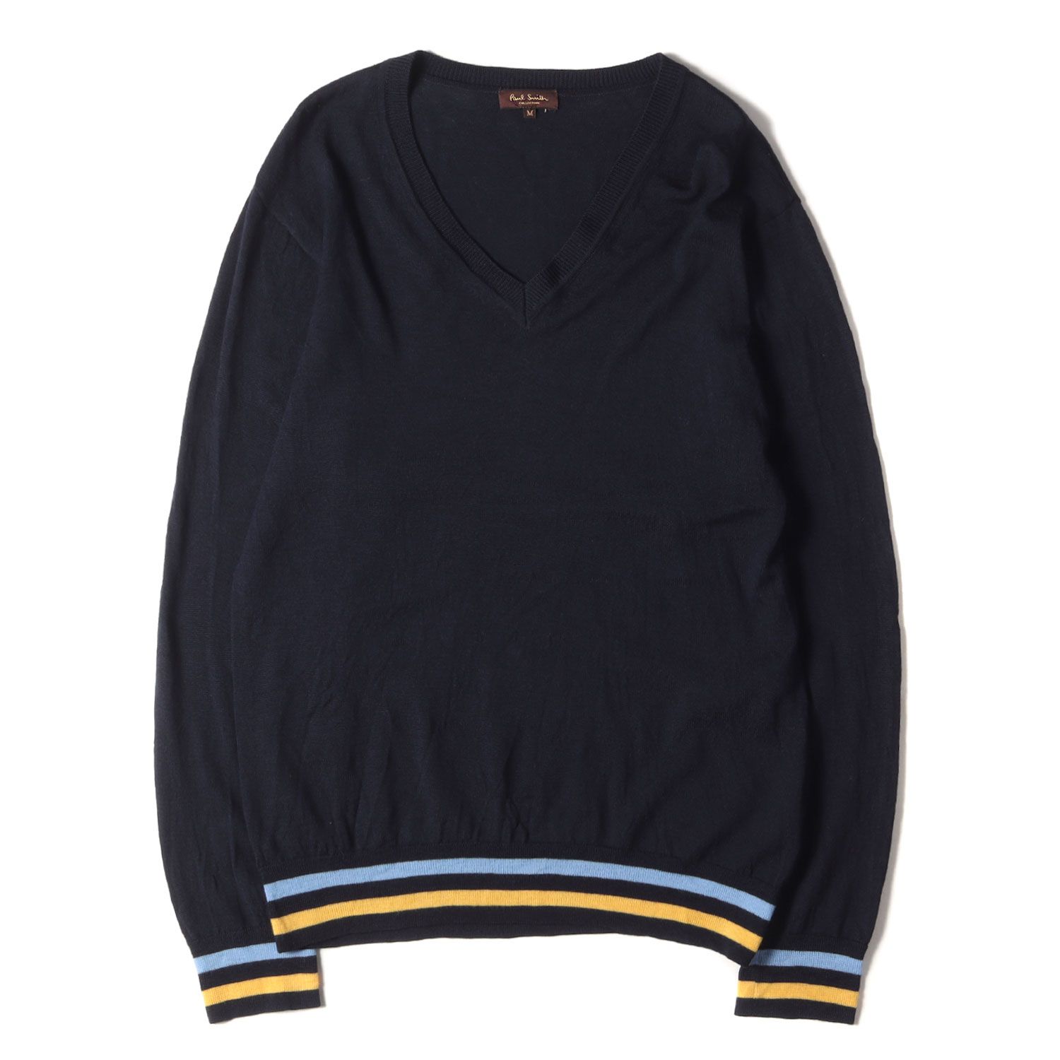 Paul Smith ポールスミス ニット サイズ:M リブライン Vネック Paul Smith ポールスミス ニット サイズ:M リブライン Vネック