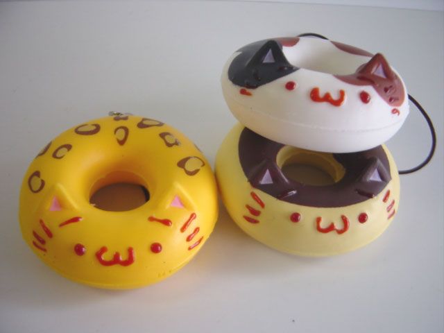 ♯Isi07PTねこドーナツやわらかストラップシークレット入全7種 ♯Isi07PTねこドーナツやわらかストラップシークレット入全7種