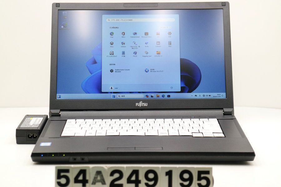 富士通 LIFEBOOK A579/A Core i3 8145U 2.1GHz/8GB/256GB(SSD)/DVD/15.6W/FWXGA(1366x768)/Win11 【54A249195】