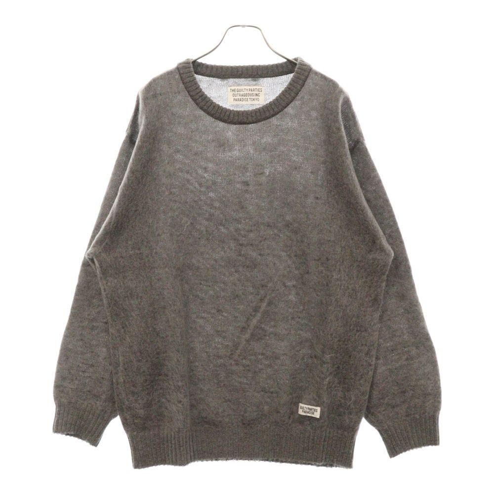 WACKO MARIA (ワコマリア) MIX MOHAIR CREW NECK SWEATER