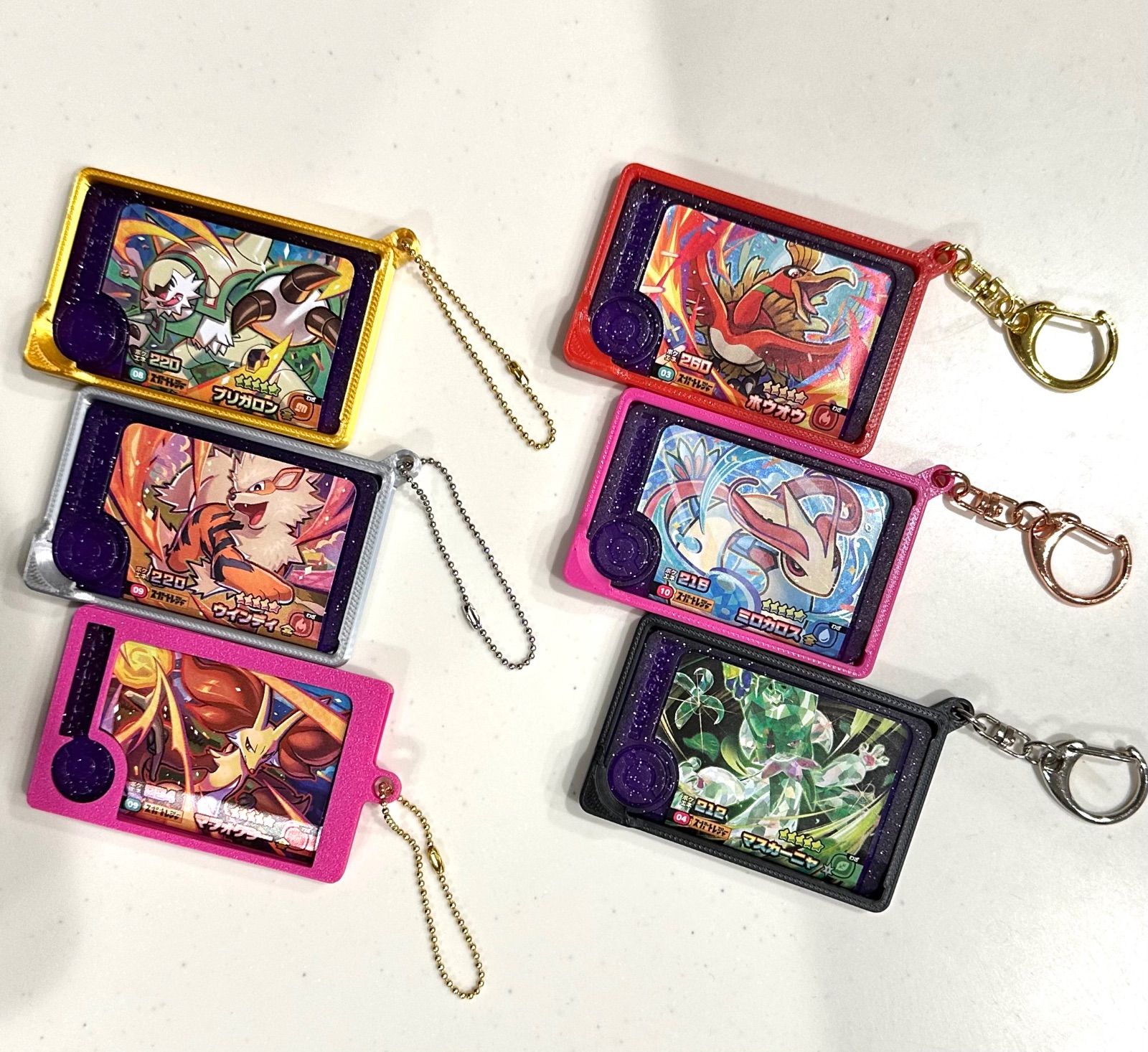 第1,2,3弾⭐︎5ピック付き ポケモンフレンダ キーホルダー 1個 A