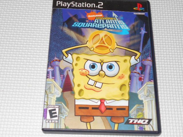 PS2☆SPONGEBOB ATLANTIS SQUAREPANTIS 海外版 北米版☆箱付・説明書付 