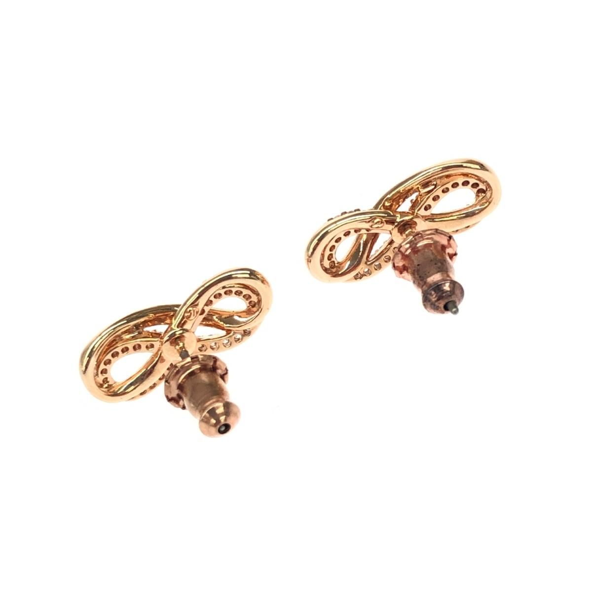 SWAROVSKI スワロフスキー インフィニティピアス ローズゴールド 完売